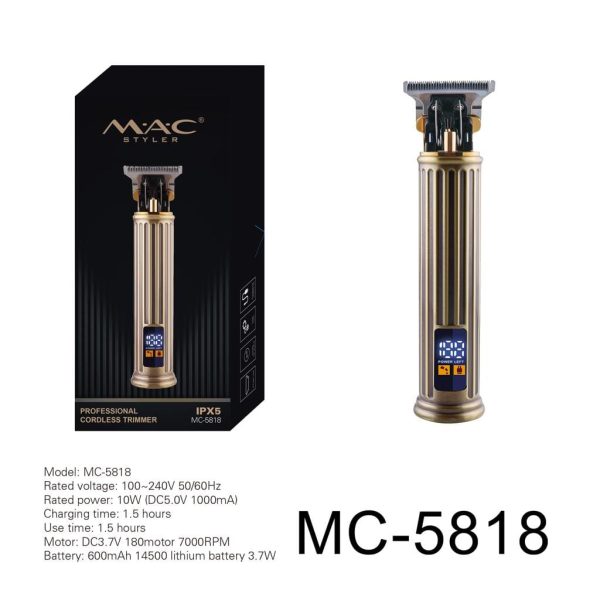 ماشین اصلاح حرفه ای مک استایلر مدل کلاسیک MC-5818