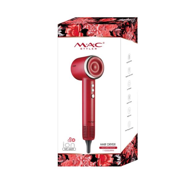 6609-Box سشوار حرفه ای با موتور توربینی 6609-MC