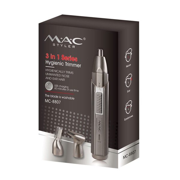 8807-Box ماشین اصلاح حرفه ای 3 در 1 مک استایلر مدل MC-8807