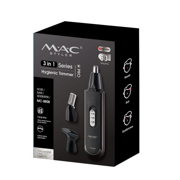 8808-Box ماشین اصلاح حرفه ای 3 در 1 مک استایلر مدل 8808-MC