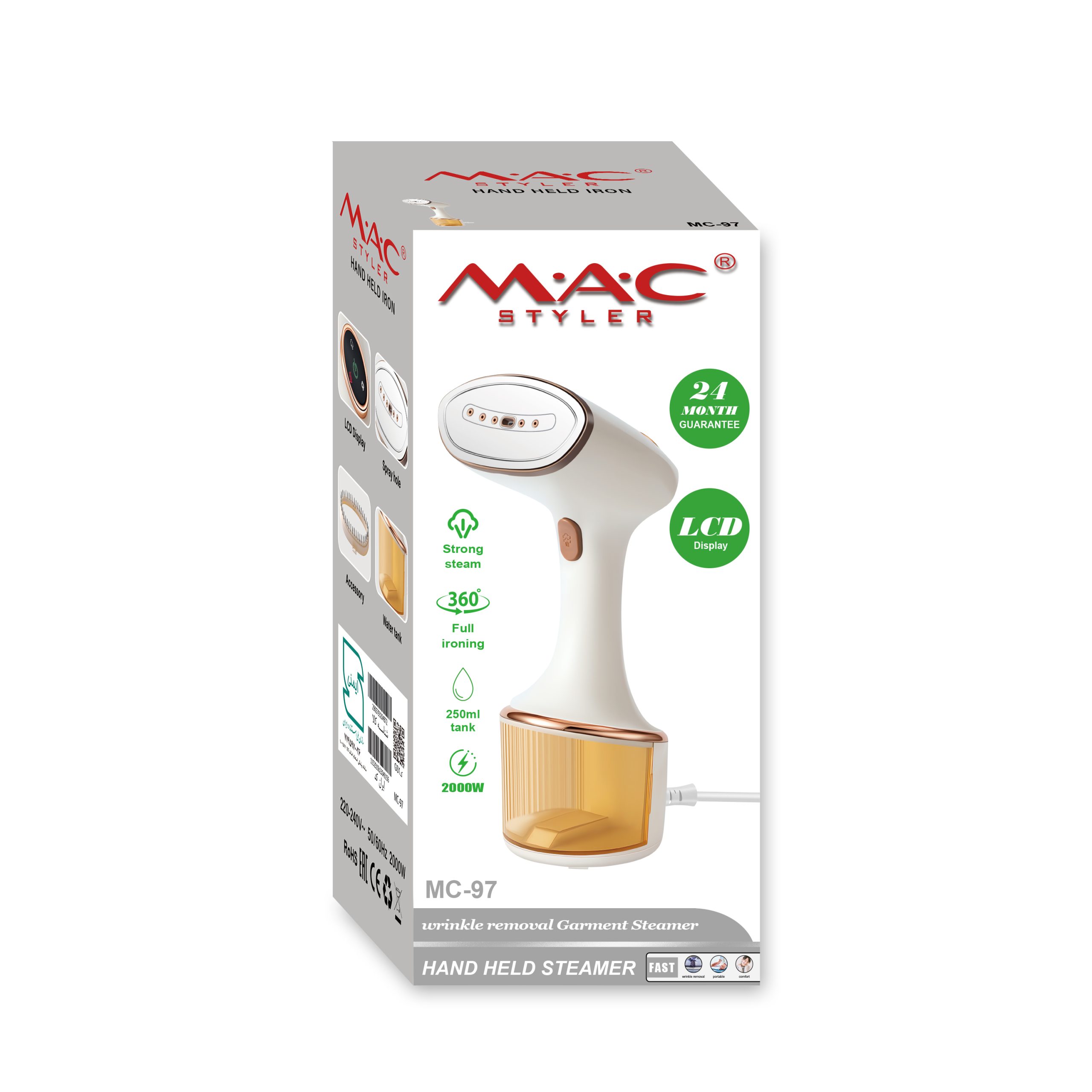 بخارگر مک استایلر مدل MC 97 تصویر 2