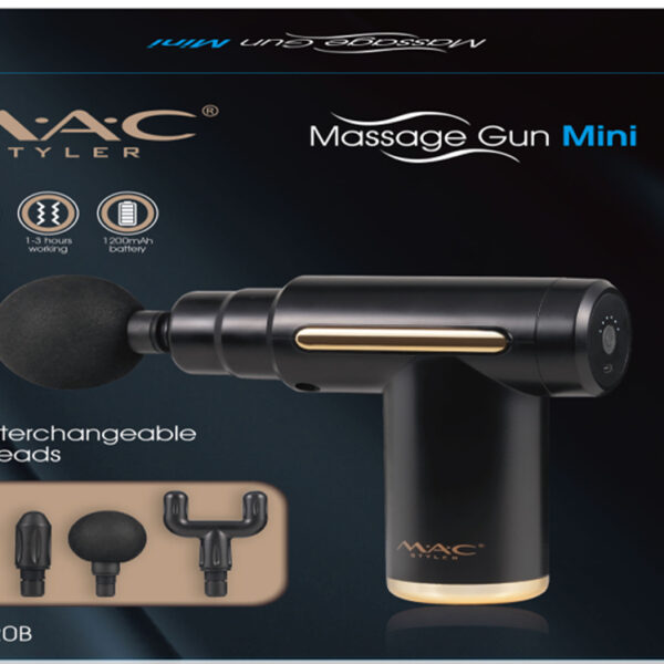 ماساژور تفنگی پرقدرت شارژی دیجیتال مک استایلر مدل MC 720 B